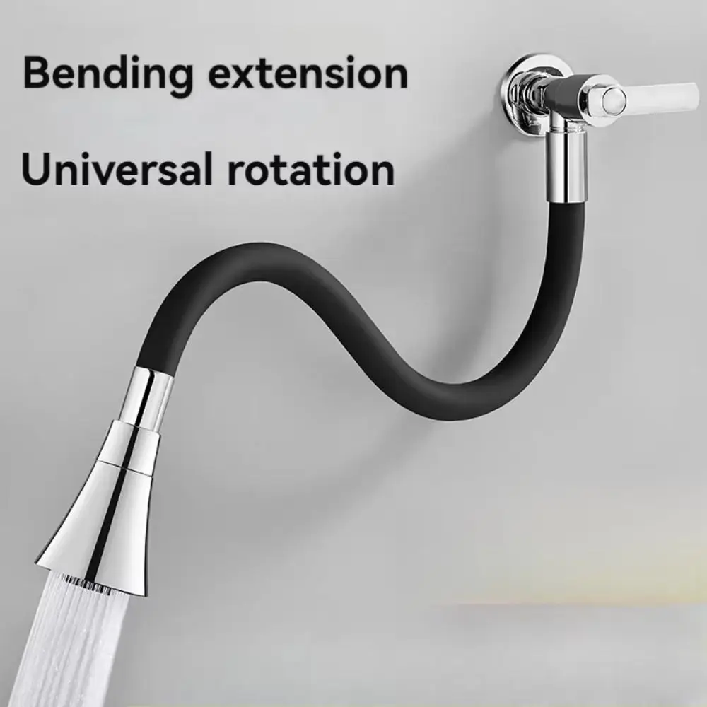 

Copper Single Cold Mop Sink Faucet Extended Rotatable All Copper Faucet Universal Multi-Function Water Tap Balcony