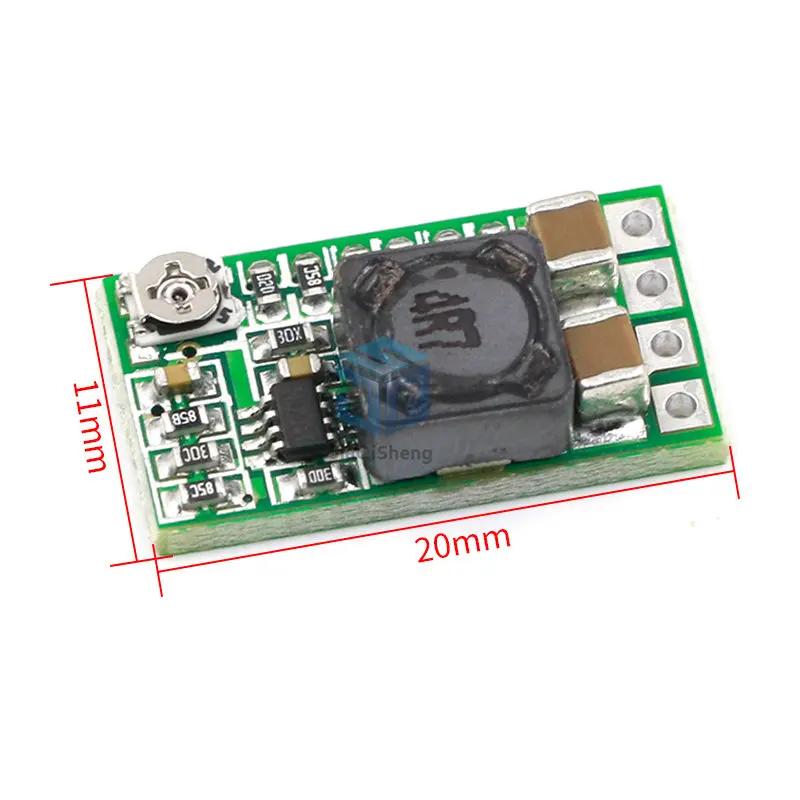 Mini DC-DC 12-24V do 5V 3A obniżanie mocy moduł zasilający napięcia przetwornica regulowany 97.5% 1.8V 2.5V 3.3V 5V 9V 12V