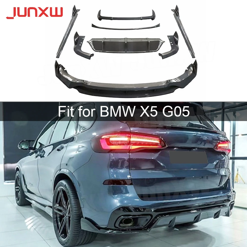 

Car Bodykit for BMW G05 X5 M sport 2019+ Carbon Fiber Body kit Front Lip Rear Diffuser Side Skirts Rear Spoiler ABS