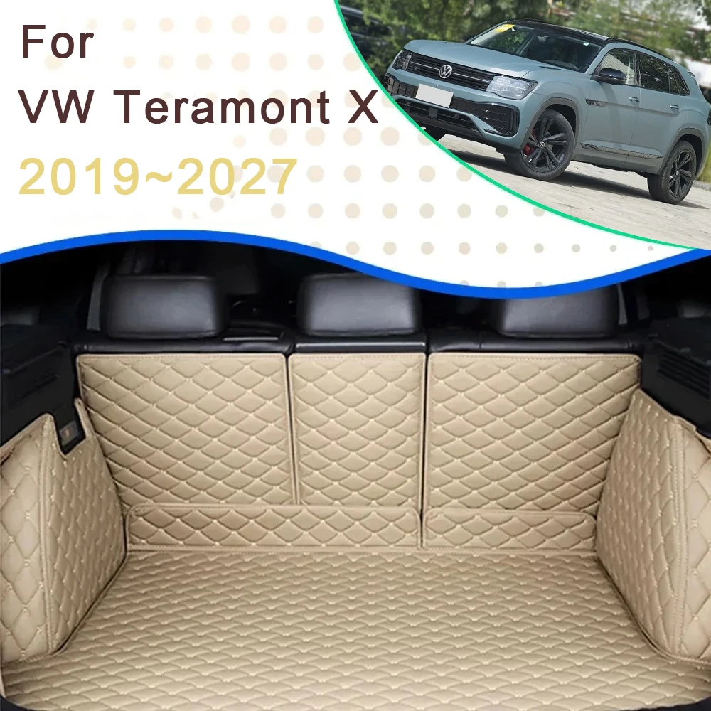 

Car Trunk Cargo Liner For Volkswagen VW Teramont X 2019~2027 Rug Rear Boor Mats Carpet Storage Pads Auto Accessories 2025 2026