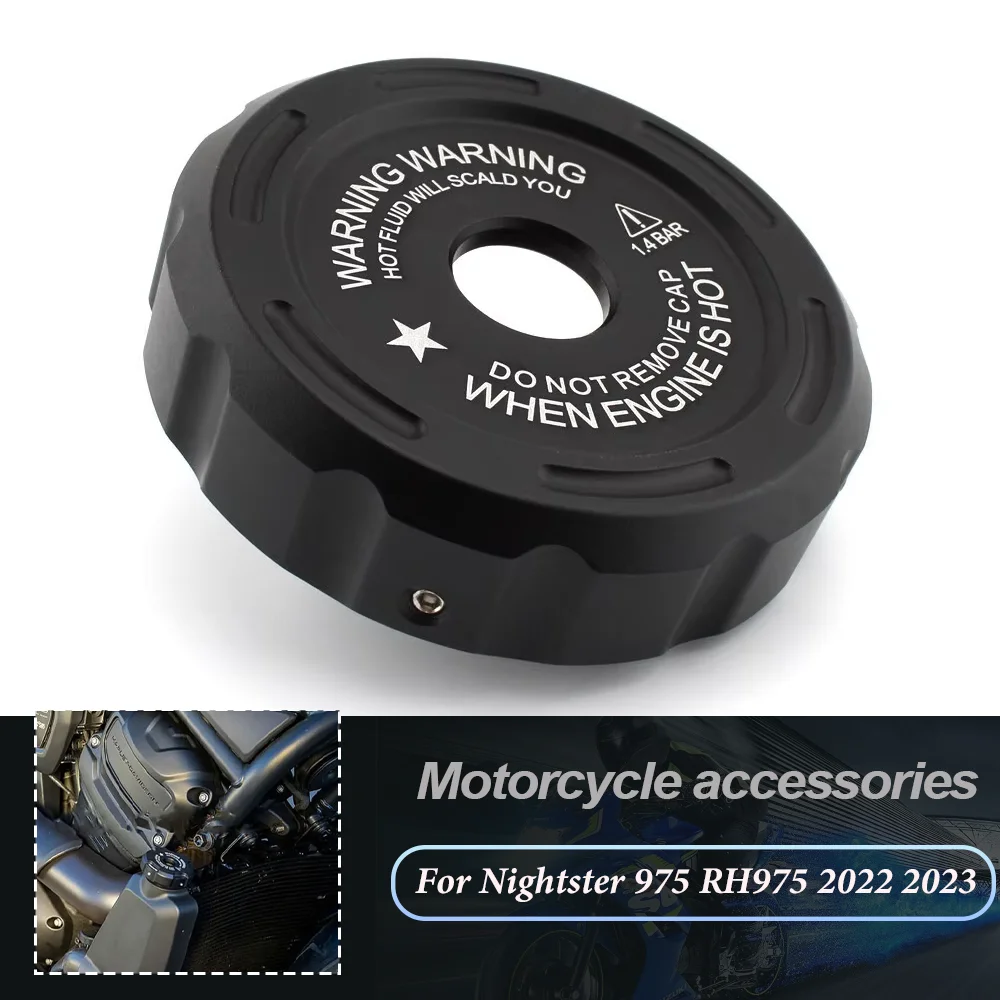 

NEW Motorcycle Radiator Cap Water Tank Cover Mount Accessories For Sportster S 1250 RH1250 S Nightster 975 RH975 2021 2022 2023