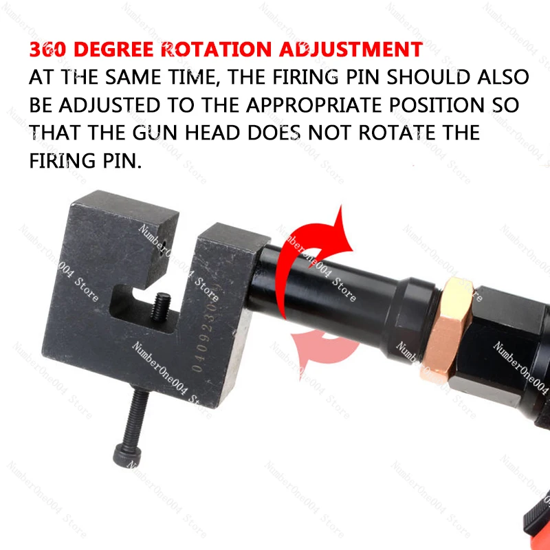 Pneumatic Punching Tool Air Hole Puncher for Metal Sheet Aluminum Steel Plate Duct Sign Making Handheld Punch Gun