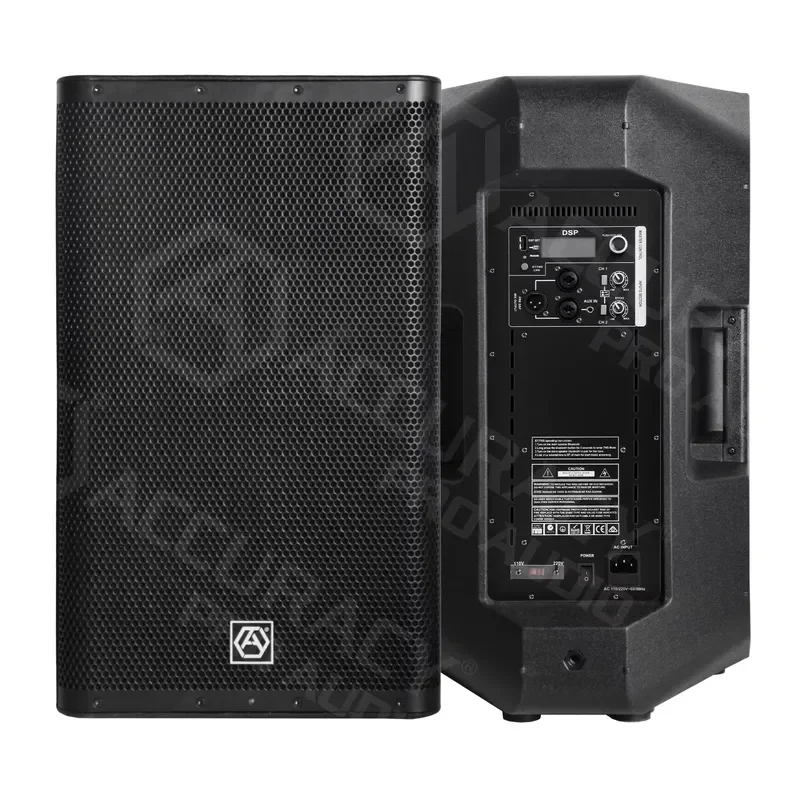 BOLRZO Accuracy Pro Audio CAU12D3 Professional 500W 12-inch High Power Active Professional Plastic Class D Active Speaker