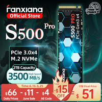 Fanxiang S500 Pro M.2 SSD Hard Disk 1TB 2TB 3500MB/s NVMe M2 SSD 512GB PCIe 3.0 Internal Solid State Drive For Laptop Desktop PC