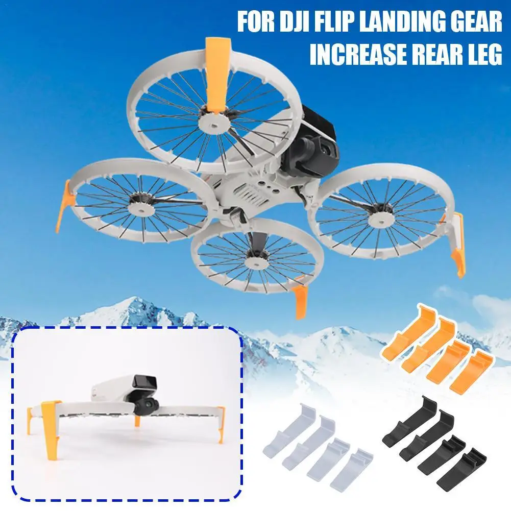  for dji Landing Gear Height Increasing Tripod Legs, Flip Rear Bracket for Gimbal Protection, Drone Accessories Fixed Support Leg