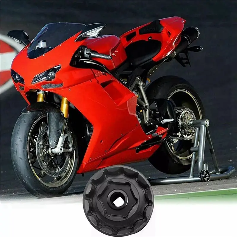 T17C 2Pcs 55Mm+30Mm Wheel Nut Socket Tool For Ducati 1098 1198 1199 Multistrada Diavel