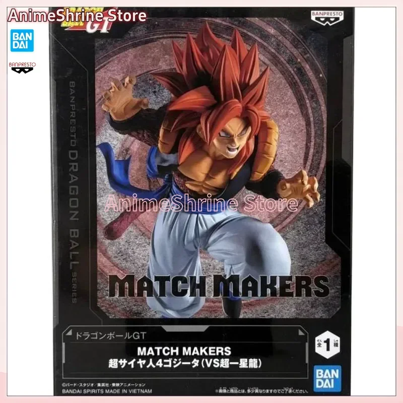 In Stock Banpresto Dragon Ball GT Match Makers Super Saiyan 4 Gogeta VS Omega Shenron Prize Figure Anime Model Collection Toy