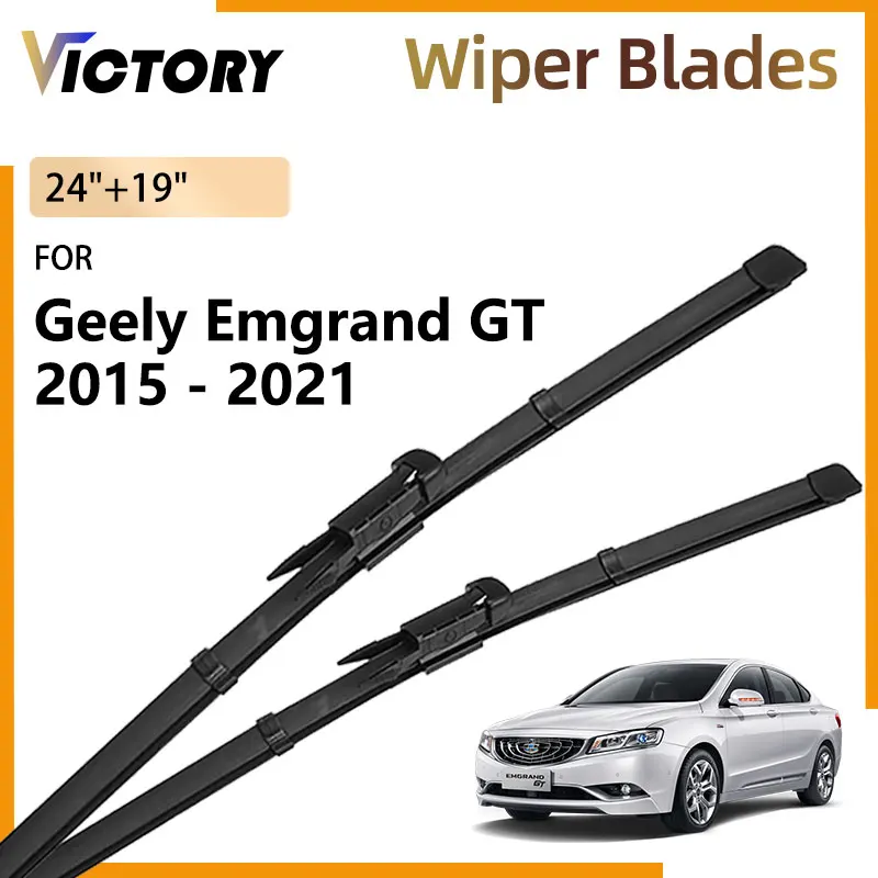 

For Geely Emgrand GT GC9 2015 - 2021 2020 2019 2018 2017 2016 Borui Accessories Car Front Wiper Blades Windshield Window Brushes