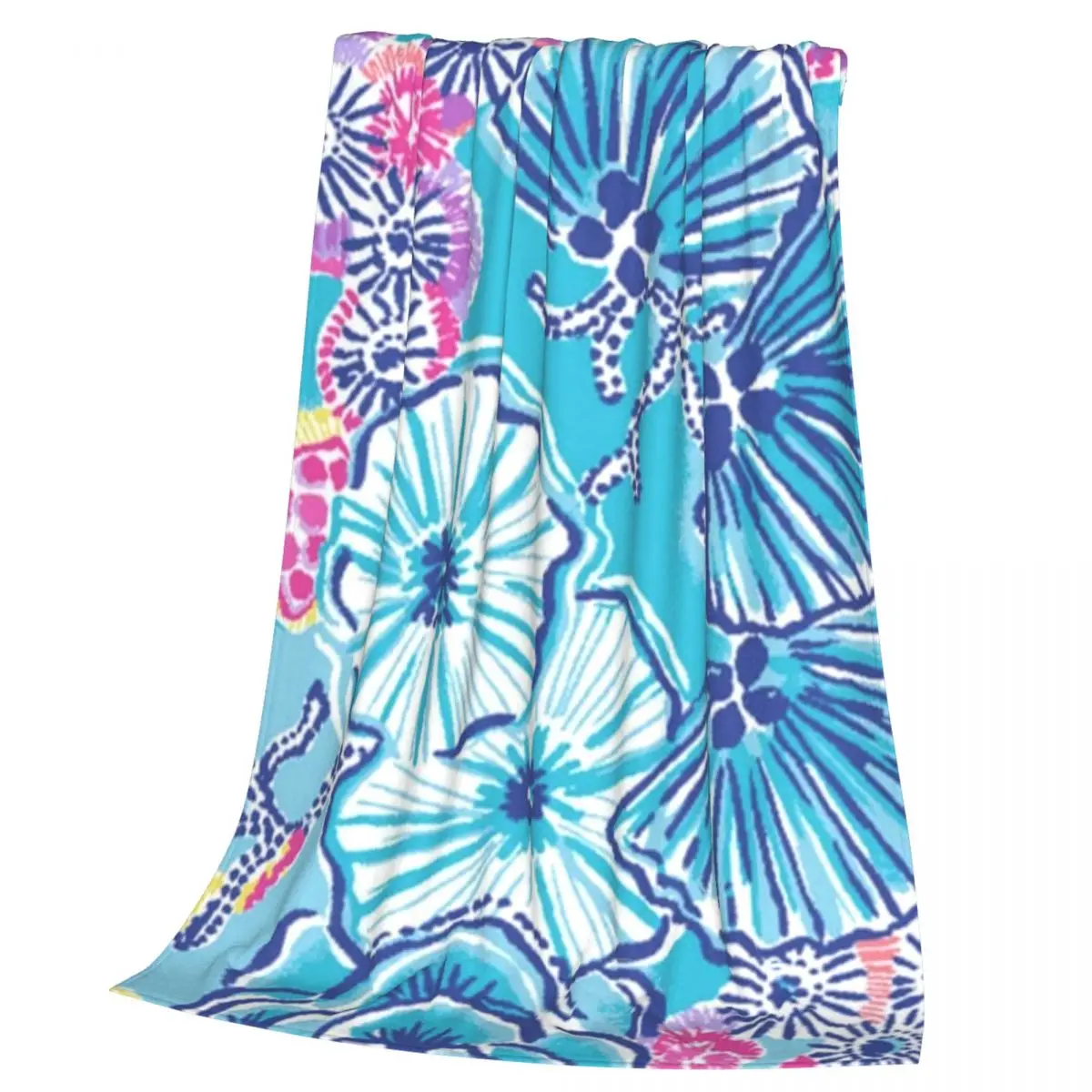 Lily Pulitzer coperta flanella Multi-funzione coperte divano coperta per divano biancheria da letto plaid Outdoor copriletto trapunta