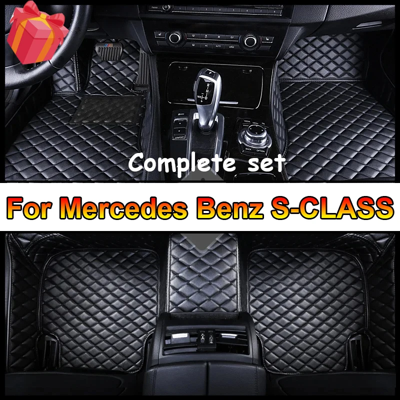 

Custom Car Floor Mats For Mercedes Benz S-CLASS W221 W222 W223 Z223 V223 2005-2023 Auto Carpets Foot Coche Accessories