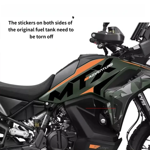 Для мотоцикла CFMOTO 1000MT-X 1000MTX 2026: Декоративные наклейки на боковые части топливного бака, аксессуары для модификации