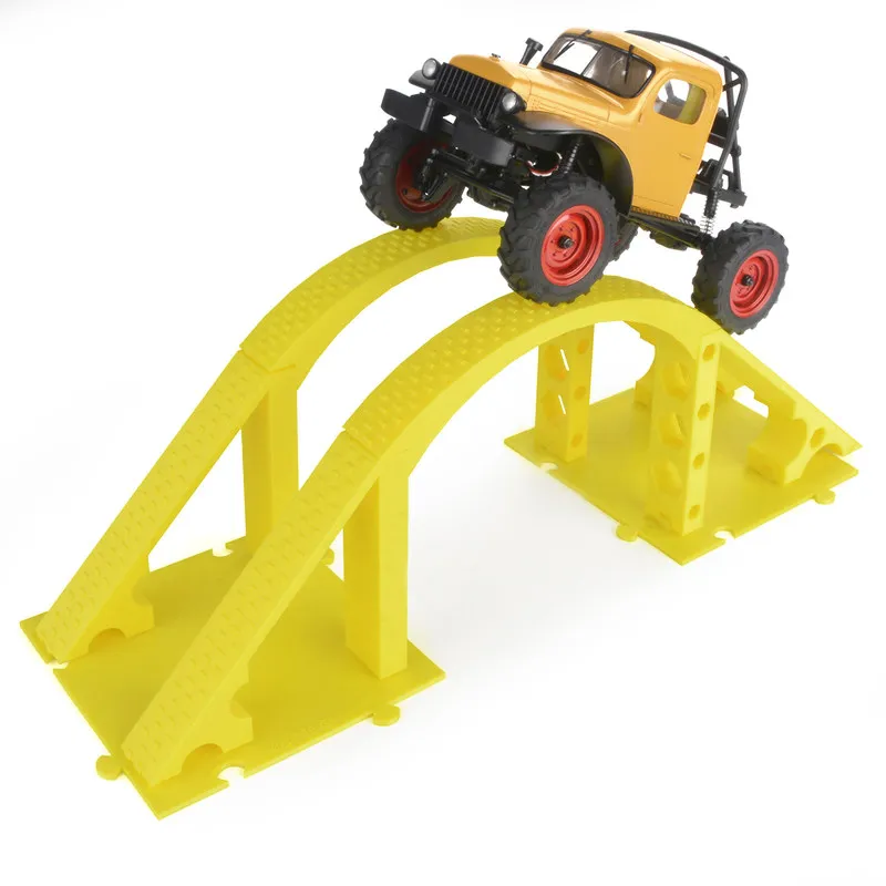 Pyfore Rc Remote Control Model Car 1:24 1:18 Climbing Track Simulation Bridge Scene Obstacle Steep Slope Test props 3D printing
