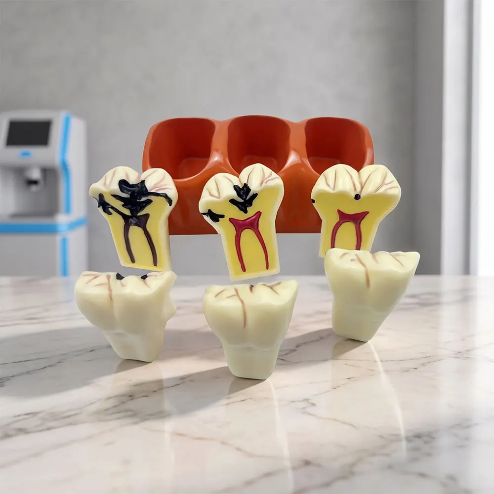 Multi‑Type Resin Dental Implant Restoration Model Periodontal Caries Root Canal Anatomy Teeth Model Dentistry Training Teaching