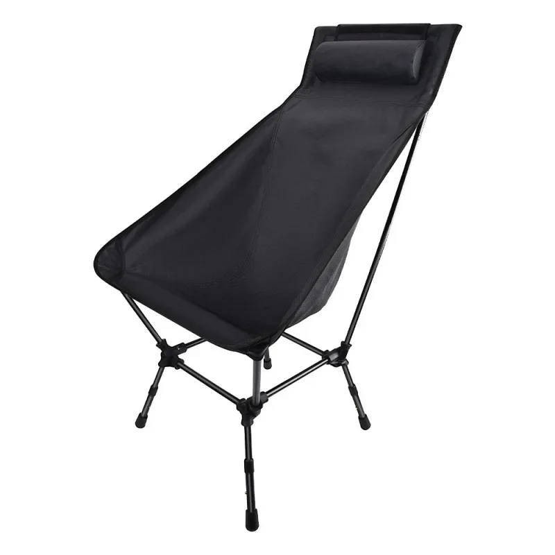 

Outdoor aluminum alloy portable folding chair, high and low three-gear adjustment moon chair