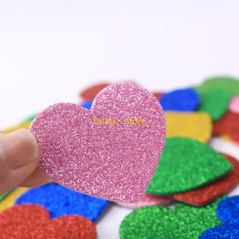 Y4QA -schuimstickers glanzende patroonstickers duurzaam papier gemaakt delicate decoratie