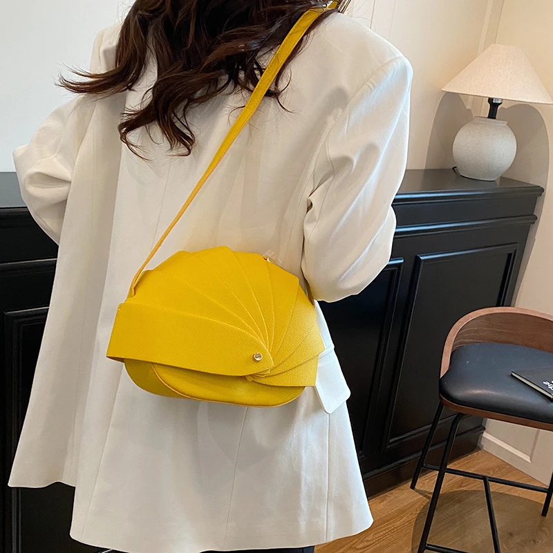 شكل فريد جودة حقيبة كتف بولي PU بلون الوجه موضة حقيبة كروسبودي 2025 رائجة البيع حقائب للنساء Bolsas Femininas