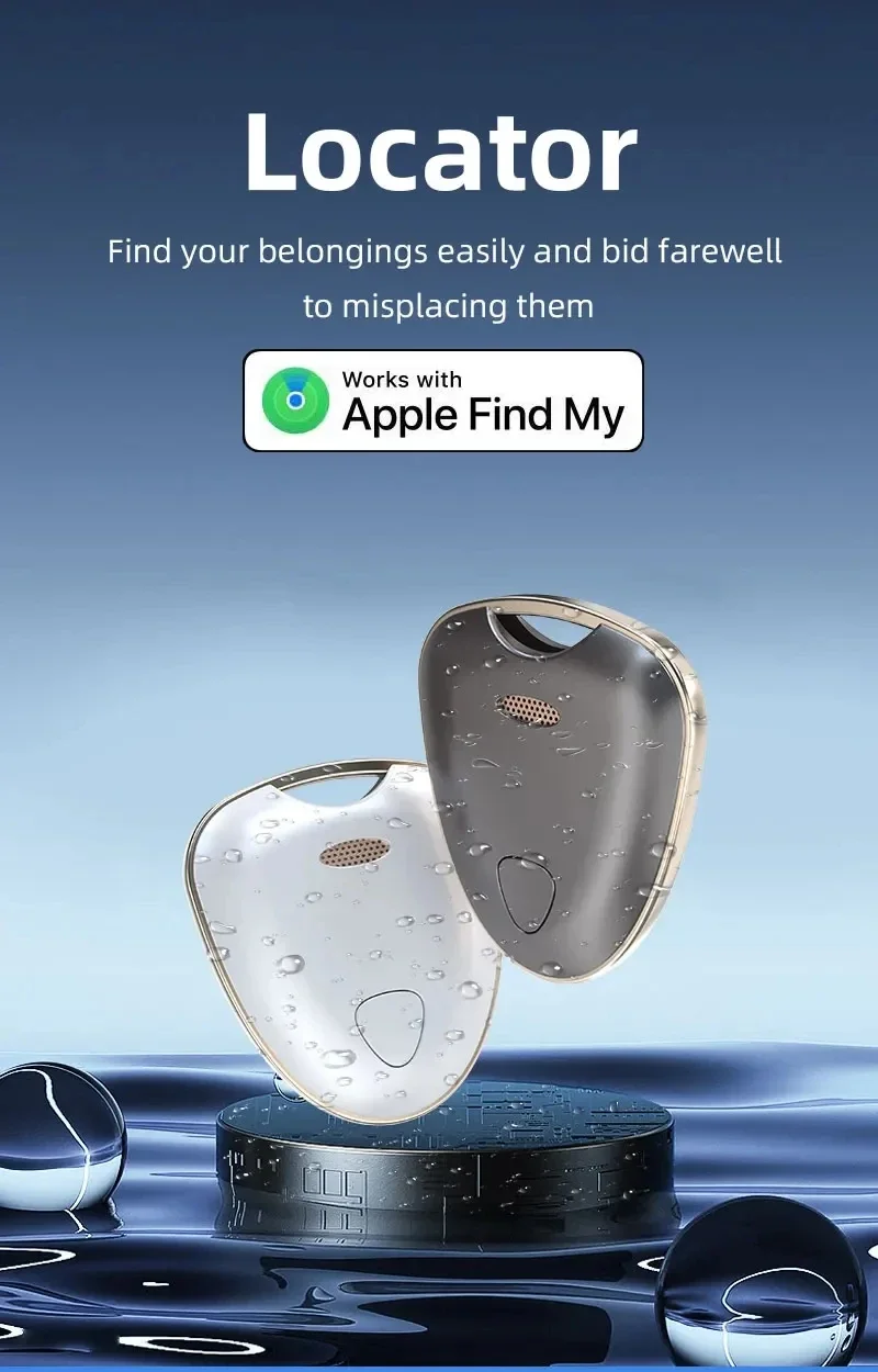 Smart Tracker Airtag Air Tag Wireless Tag keychain Locator For Apple Find My APP GPS Tracker Anti Lost Like Ferrari keys.