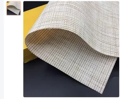 Cross embroidered cloth 18ct Cross Stitch plastic Fabric grid double-ply linen wallet card sleeve plastic embroidered 30-30CM