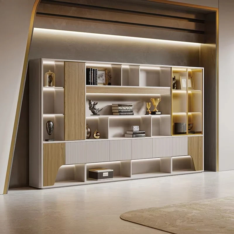 

High Quality Modern Office Furniture CEO Display Cabinet with Wooden Drawer Commercial Furniture Storage Filing Cabinet