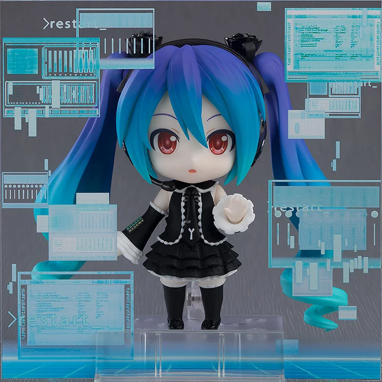 Original Hatsune Miku -Project Diva- Gsc 2534 ∞Ver. Gothic Style Hatsune Miku Peripheral Figurines Model Garage Kit Children Toy