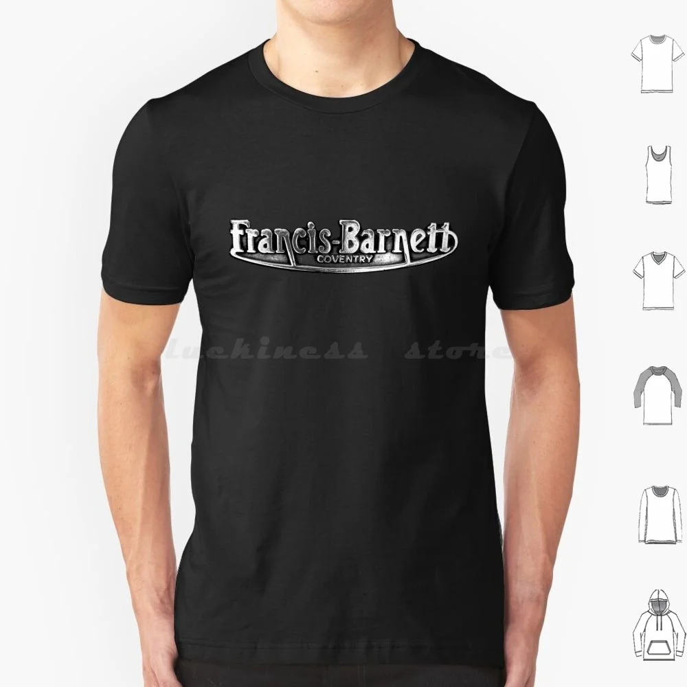 Francis Barnett Classic Motorbike Logo Emblem T Shirt 6xl Cotton Cool Tee Francis Barnett Vintage Oldtimer Retro Classic