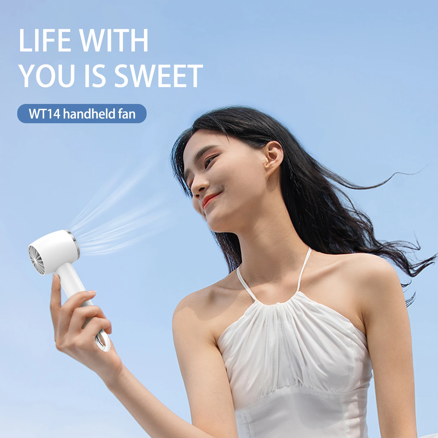 2025 جديد مروحة شحن محمولة الكرتون لطيف طالب صغير شحن مروحة صغيرة محمولة مروحة USB صغيرة جيب صغير #2