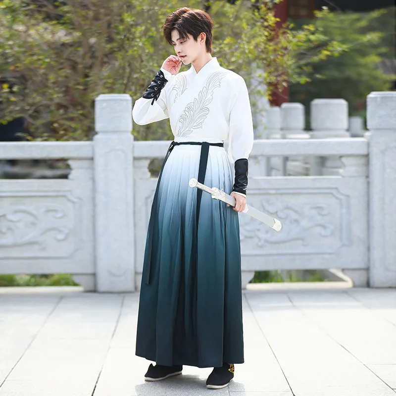 Hanfu الرجال الصينية التقليدية المبارز حفلة تأثيري حلي هان سلالة خمر Hanfu فستان تانغ دعوى كرنفال تأثيري حلي
