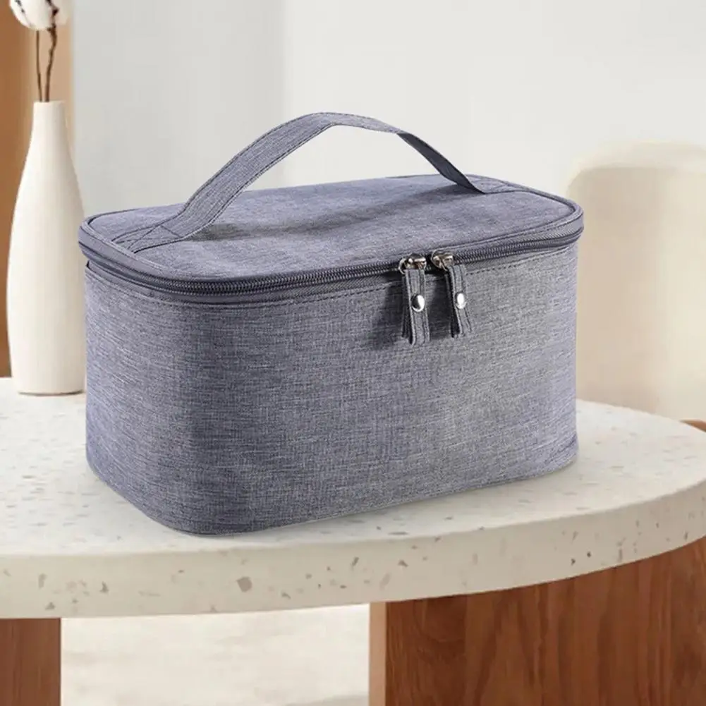 Smooth Zipper Toiletry Bag Capacity Waterproof Cosmetic Bag Portable Travel Toiletry Organizer with Double Zipper Men Women