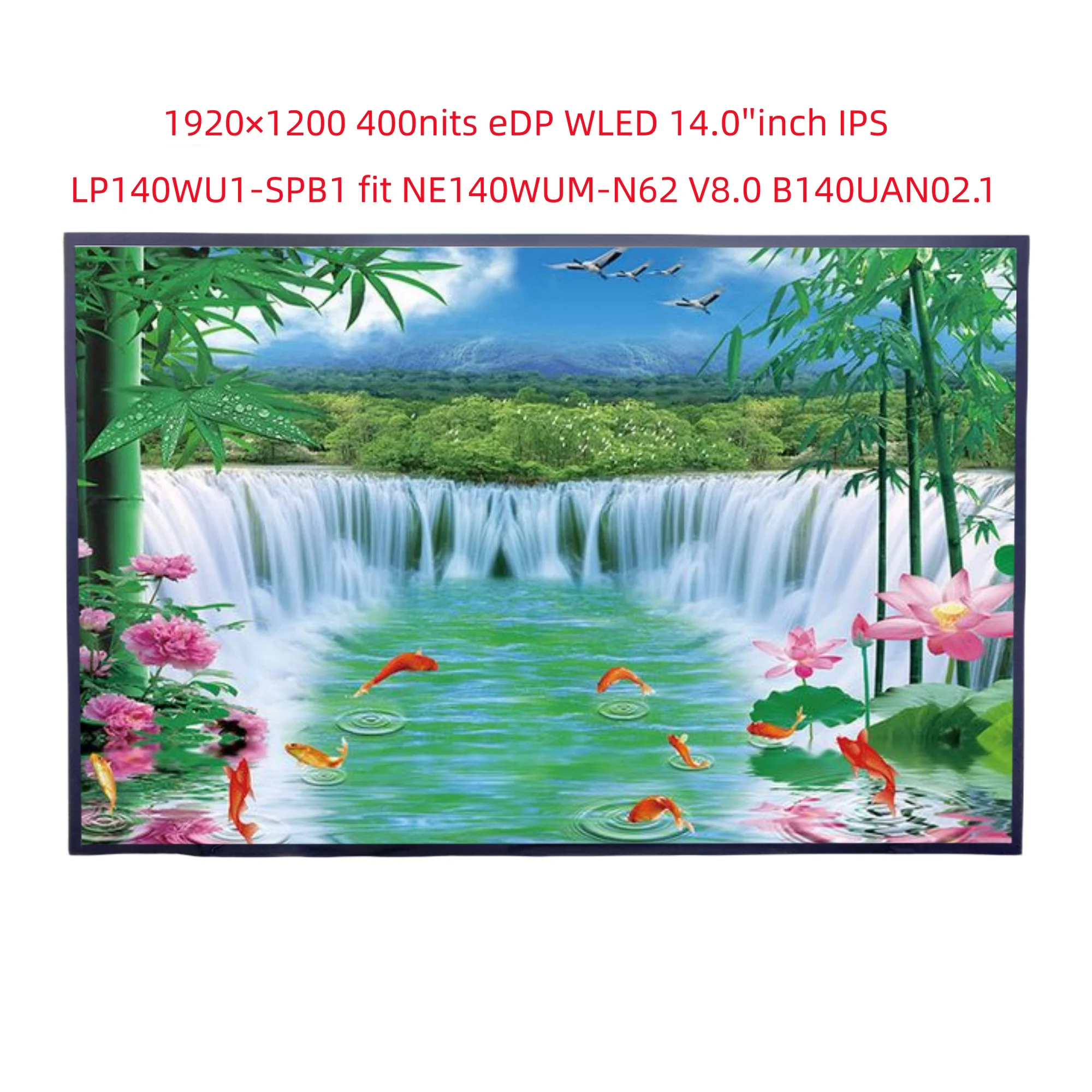 lp140wu1-spb1-ajuste-ne140wum-n62-v80-b140uan021-1920-×-1200-400nits-edp-wled-140-'pulgadas-ips-nueva-pantalla-lcd-led