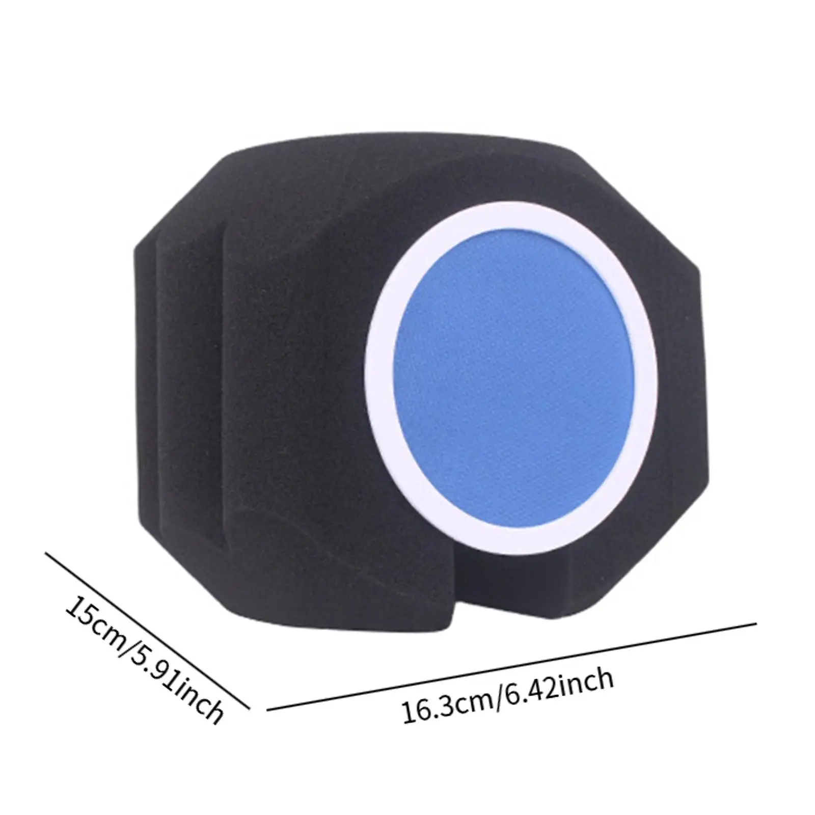 Esponja de cobertura de microfone profissional multiuso resistente leve reutilizável esponja acústica para gravação de estúdio de transmissão