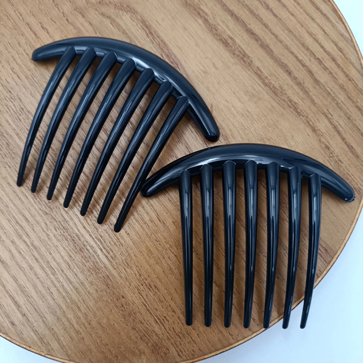 2/8 PCS 7 Zähne PC Material Kunststoff Haarkämme Kopfschmuck Kamm mit Zähnen Einsatz Kamm Dame Haarschmuck – Detail 7