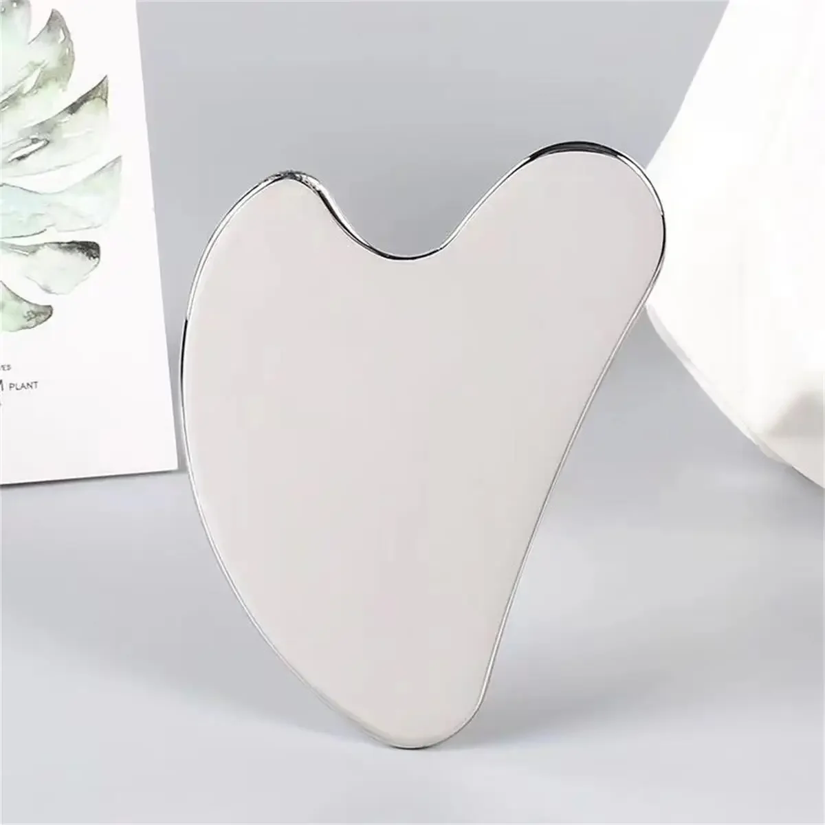 Stainless Steel Scraper Massager Gua Sha Natural Facial Skin Care Guasha Board Face Massager Board Heart Shape Body Relaxation