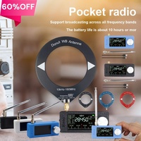 SI4732 0.5-108mhz Portable Radio 1.9inch IPS Screen Pocket Mini Radio LSB USB AM FM All Band Radio Receiver FM/AM Radio