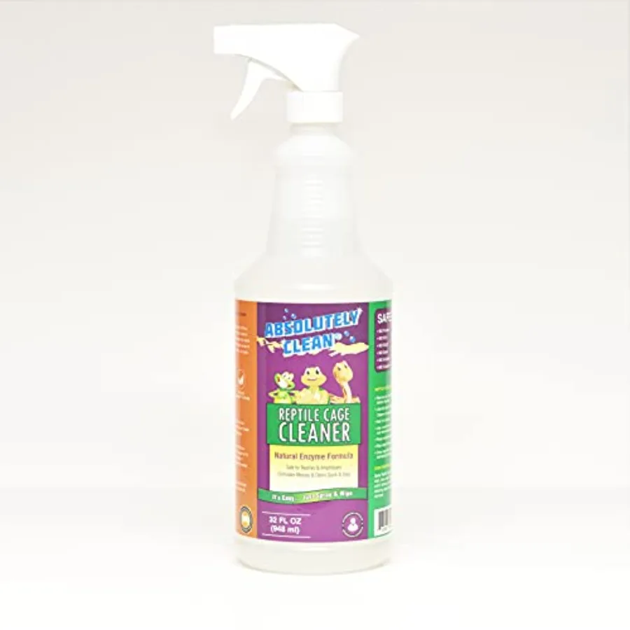 

【Spot goods】Amazing Reptile and Amphibian Terrarium Cleaner and Deodorizer - Just Spray/Wipe - Safely and Easily Removes Reptil