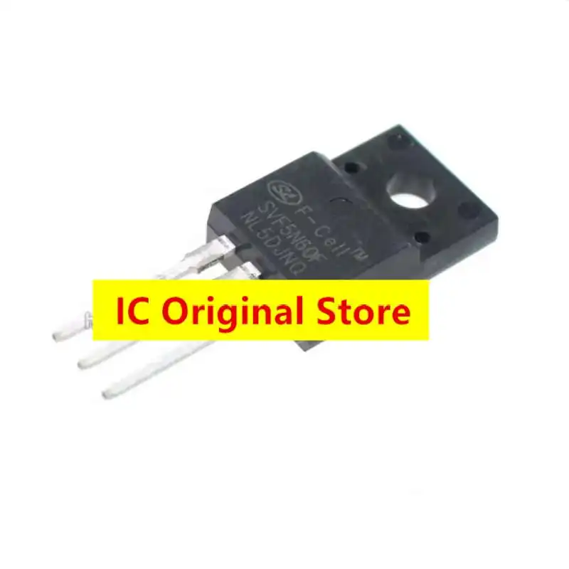 5N60F ทรานซิสเตอร์ MOSFET ตัวจริง 600V 5A คุณภาพสูง สำหรับงานอิเล็กทรอนิกส์ทุกประเภท