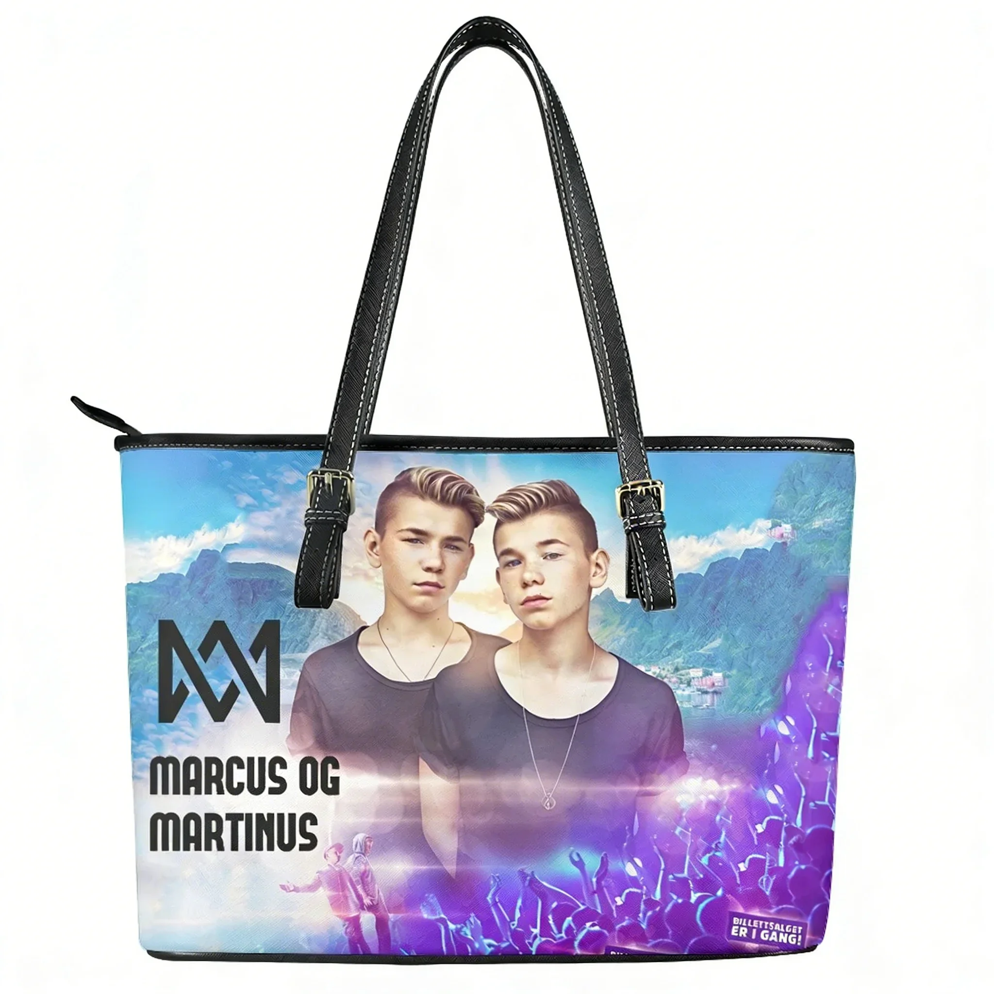 

Сумка-тоут Marcus And Martinus на заказ для женщин и мужчин, для рэп-данс-исполнителей, кожаная деловая сумка через плечо, дорожная сумка, подарок