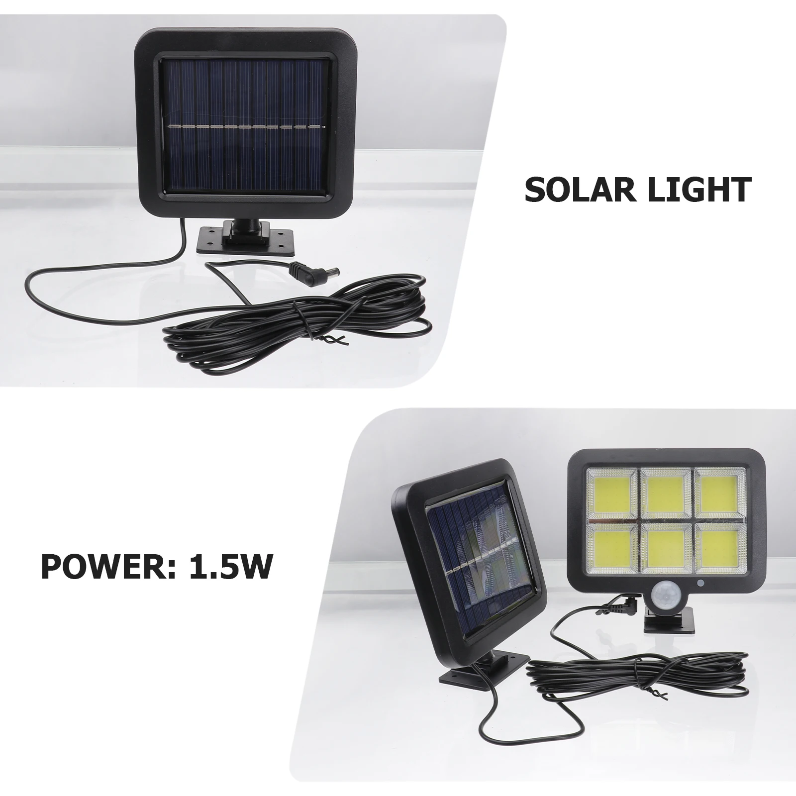 

Eco-friendly Solar Lamp Wall Outdoor Human Sensor Split Type Powered Garden Lights Garage