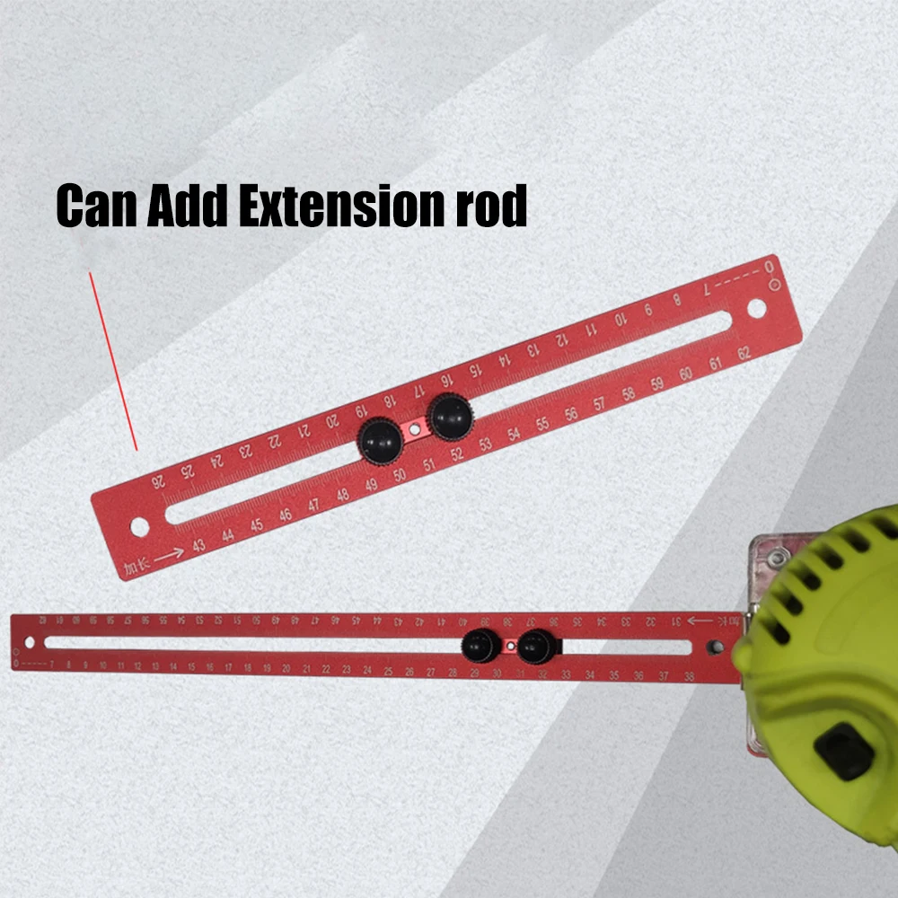 Imagem -04 - Milling Groove Bracket com Base Woodworking Router Circle Jig para Aparar Máquina Carpintaria Ferramentas de Guia de Corte