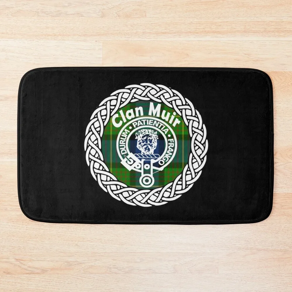 

Clan Muir surname last name tartan crest badge Bath Mat Non-Slip And Washable Kitchen Bathroom Floors Bathtub Carpet Mat