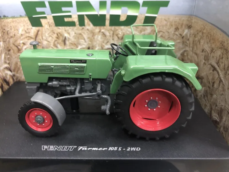 U H 1:32 Fendt Farmer 105S-2WD 5276 Tractor Green Alloy Model toy cars Vehicles For Children Metal Diecast Boys gift hot