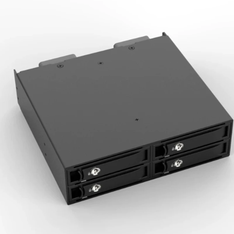 4-Disk 2.5-inch U.2/U.3 NVMe PCIe 4.0 64Gbps optical drive hard disk case
