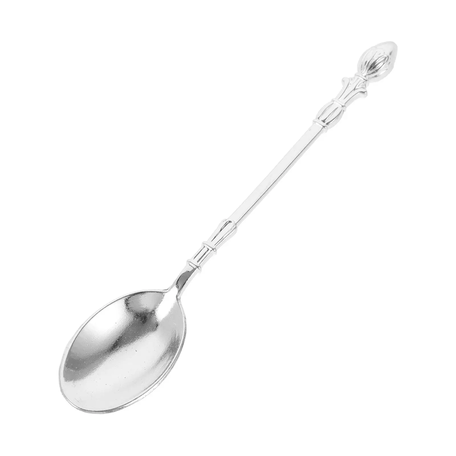 

Dessert Spoon Cute Honey Alloy Vintage Silverware Appetizer Spoons Gold Serving Tea Shiny Mini Kitchen Utensils Easy Clean