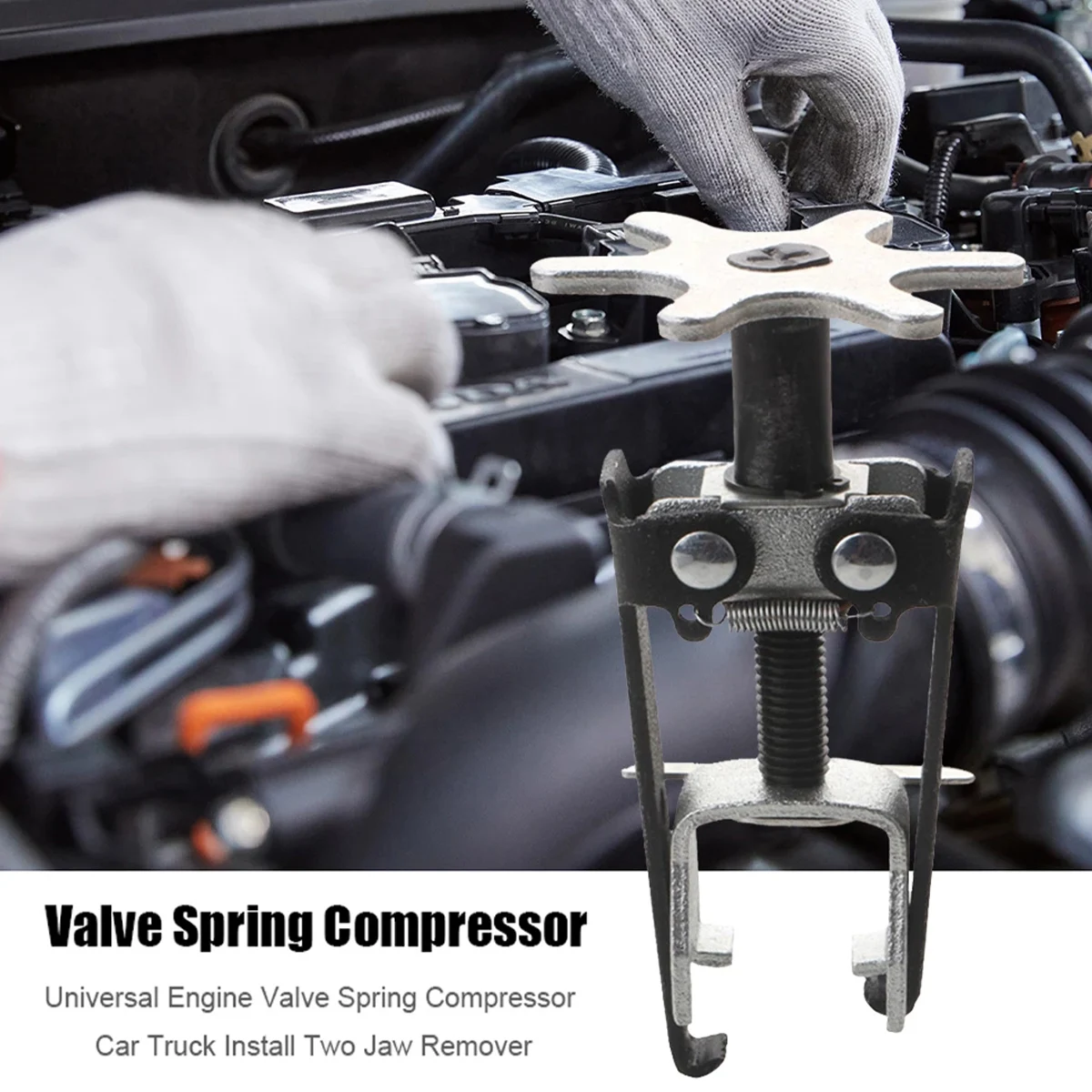 Valve Spring Compressor Professional Remove Valve Spring Keeper Tool Automotive Overhead Engine Removal Tool for Car Repair