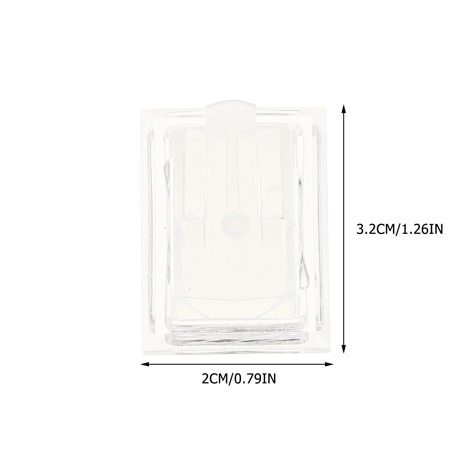 10Pcs Acryl Ring Halter Display Ständer Transparent Schmuck Rack für Home Shop Desktop Schaufenster Display Ring Ständer