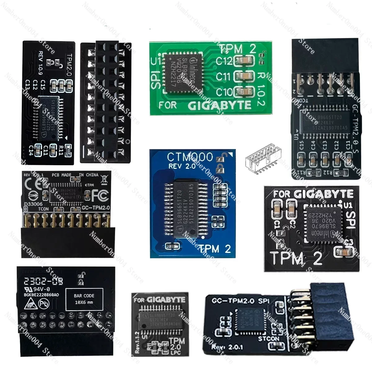 TPM Safety Module TPM2.0 GC-TPM20_S -SPI CTM000 010