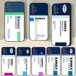 XANAX Chill Pill Phone Case For Samsung Galaxy S23 S22 S10 S20 S30 S21 S8 S9 Pro Plus Ultra Fe Design Back Cover