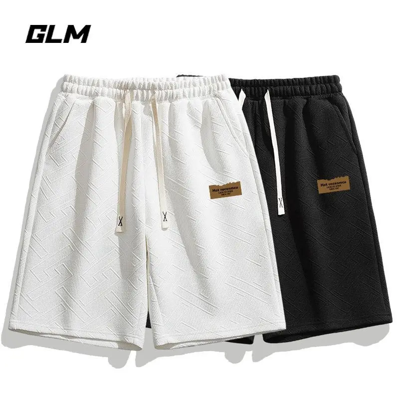 Fashion 2026 Drawstring Brand Youth Sports Elastic Loose Shorts Elastic Short Baggy Running Beach Men's Casual Short Pants
