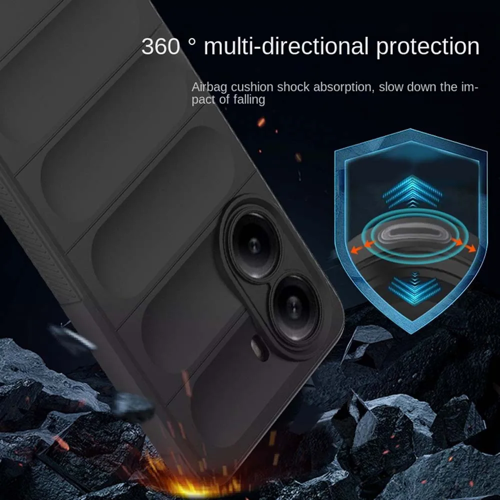 Shockproof Case For Mi Poco X5 X6 X7 Pro Phone Cover For Mi X7 X6 X5 C75 C65 Liquid Silicon Coque