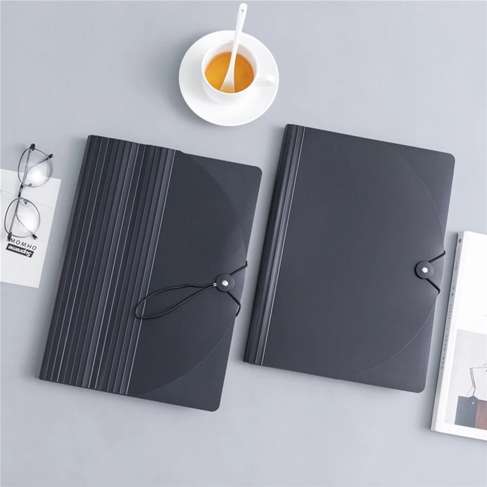 

Plastic Accordion Bag ganizer Portable Document Bag Folder Rainbow Storage File Office Document Pouch Office School Travel