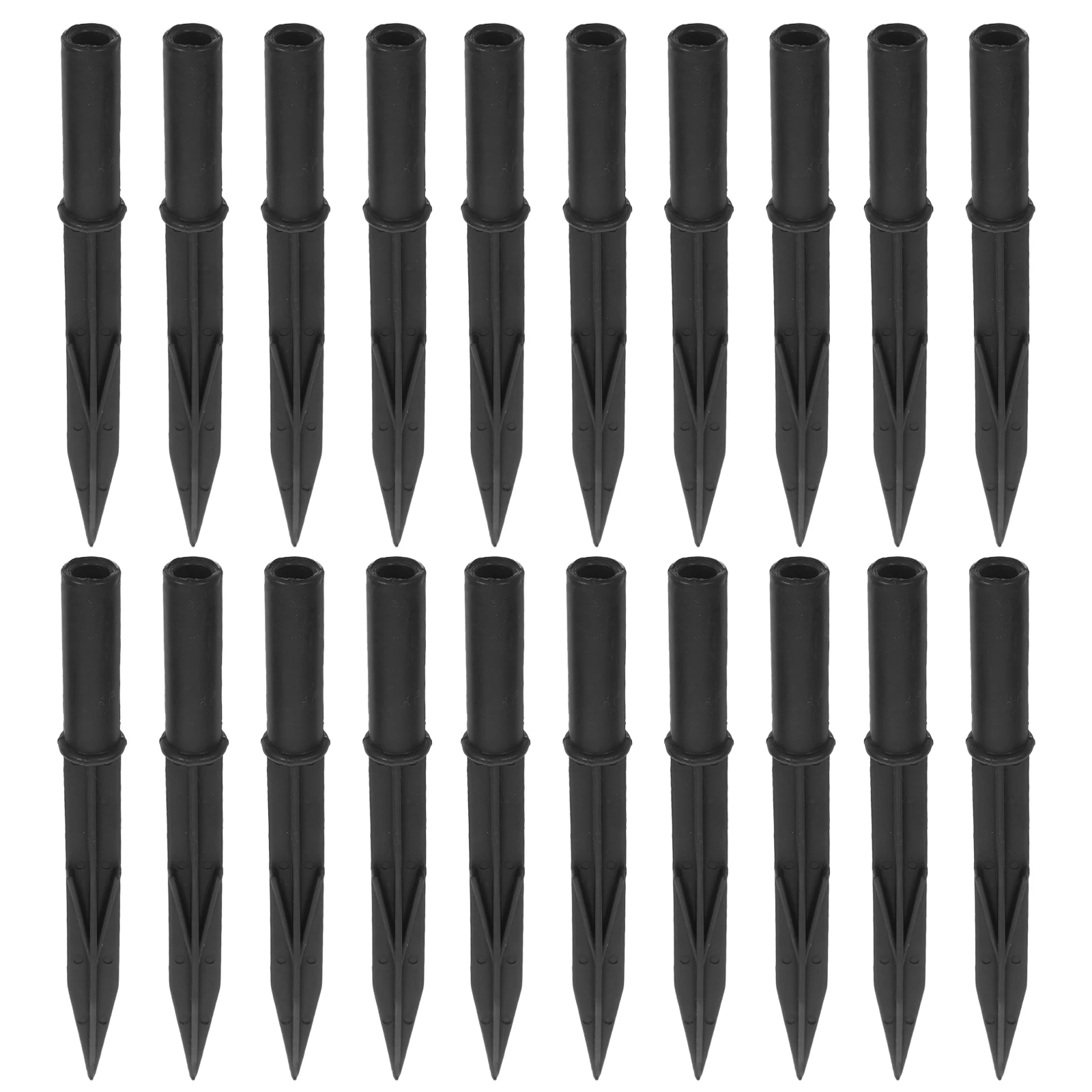 

25pcs Garden Lamp Stakes Plastic Solar Ground Spikes Outdoor Pathway Lighting Waterproof Easy Install Landscape Decoration